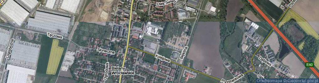 Zdjęcie satelitarne Ryżowa ul.